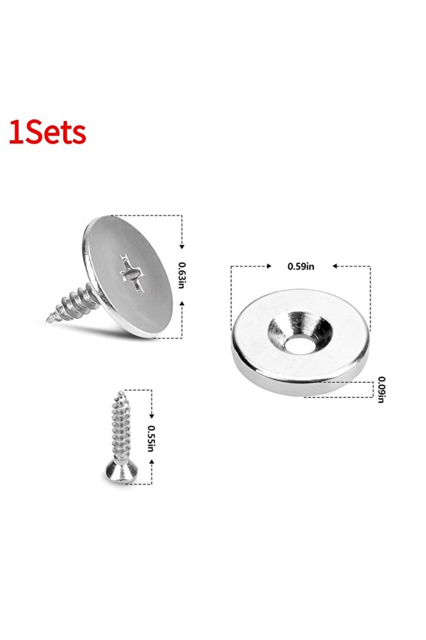 1Set Cabinet Strong Magnetic Catches For Wardrobe Hidden Closing Magnetic Door Catch Closer Hidden L