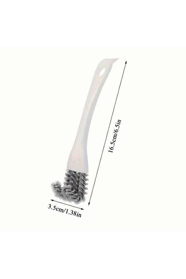 WHITE 1pc BBQ Grill Barbecue Cleaning Brush Scraper Multifunctional Grill Net Oven Baking Tray Kitch