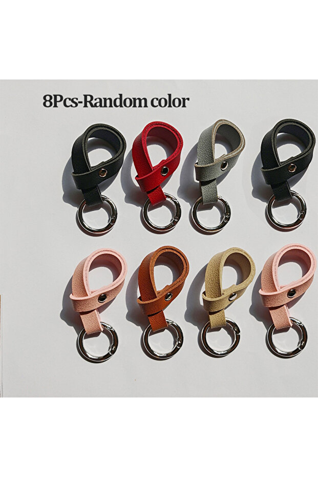 8Pcs-Random color Bundl Travel Carry Strap with Ring Hooks, Adjustable Bag Holder, Travel Clip for C