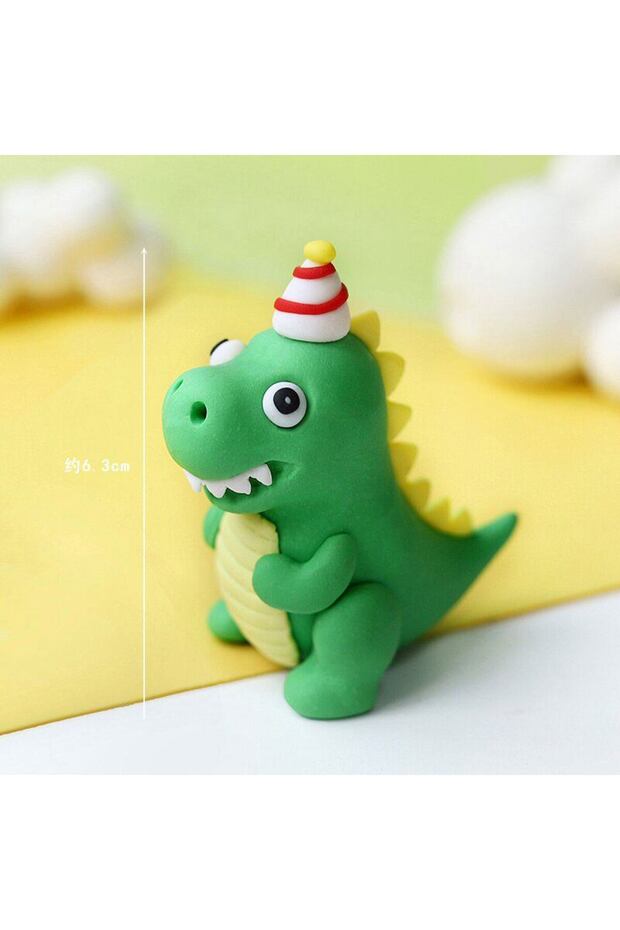 1pcs Coconut Tree Dinosaur Birthday Cake Decoration Palm Tree Safari Dinosaur Party Boy Children Bir