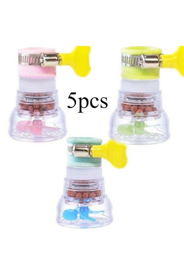 5pcs-Random color Universal 360 Degrees Rotatable Faucet Filter / Retractable Adjustable Flexible Ta