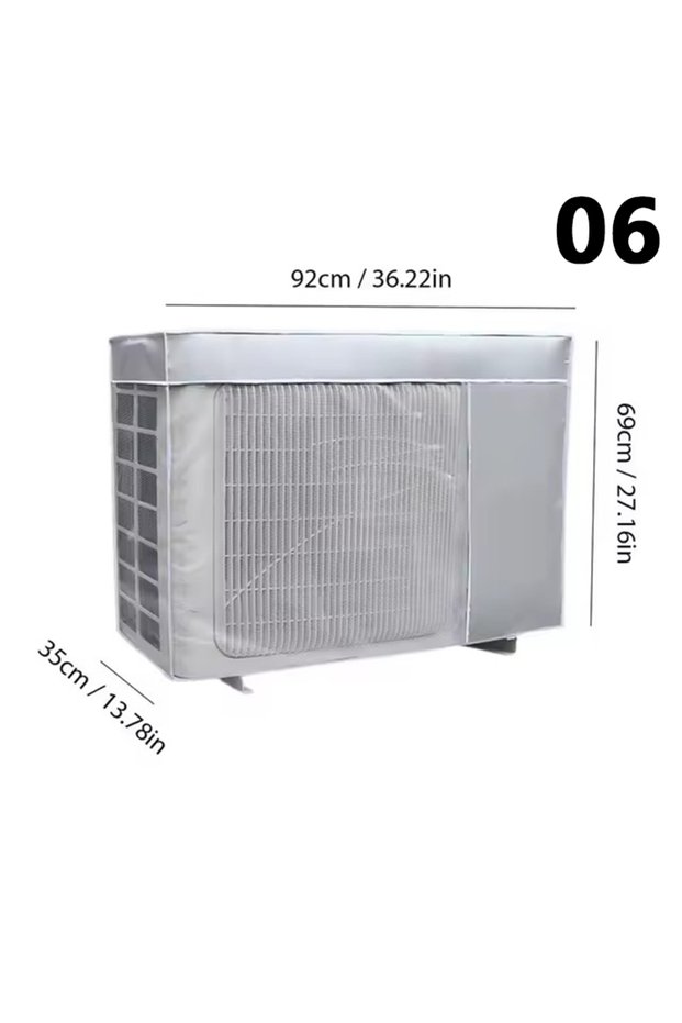 6 1pc Outdoor Air Conditioning Cover Oxford Waterproof Sun Protect Air Conditioning Main Unit Prote.