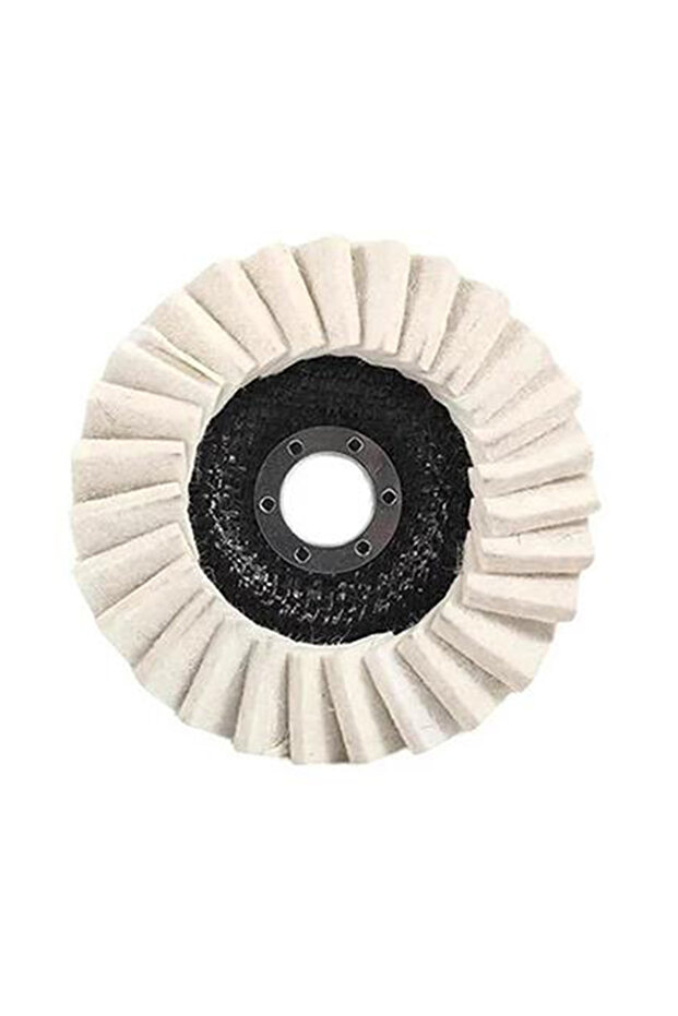 1pcs 115mm 125mm Wool Blinds Diamond-Polishing Pad Wheel Fine Finishing Thrown Mirror Effect Stainle