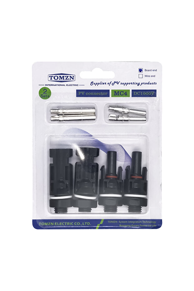 1 LOT 1000V 32A Board End TOMZN 2 Sets of PV Solar Connectors 1000V 1500V 32A 45A Panel Branch PV Ph