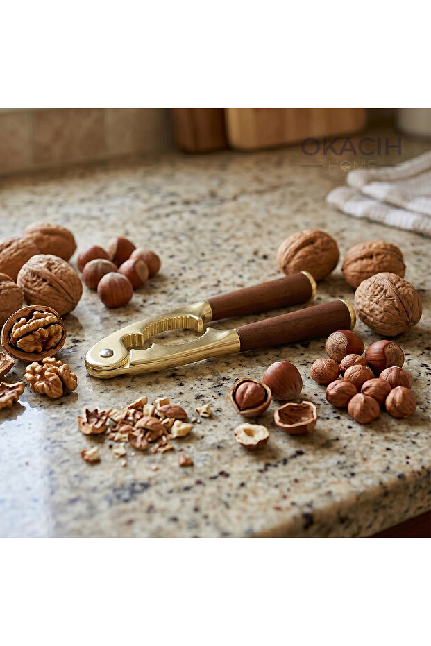Premium Metal Walnut and Hazelnut Cracker