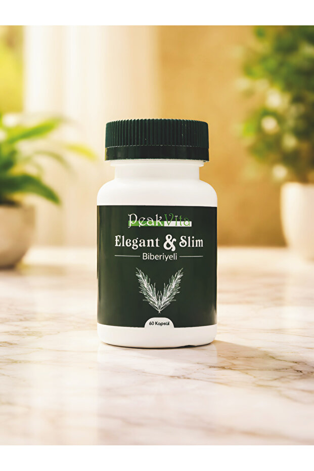 Peak Vita Detox Kapsül Bitkisel Karışımlı Doğal Elegant & Slim 60'lı