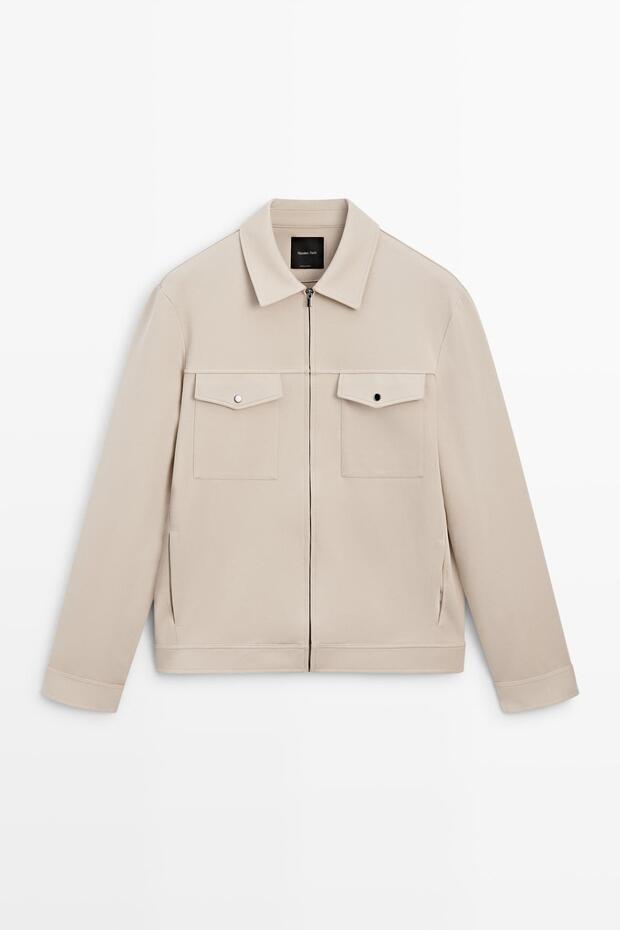 Cep detaylı total look ceket - 5