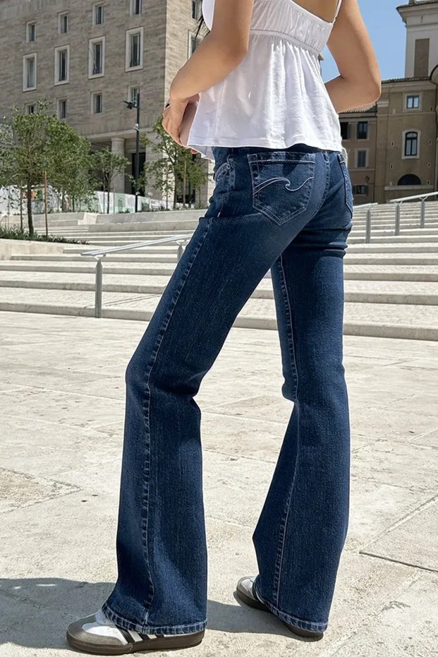 Low Waist Bootcut Flare Jeans