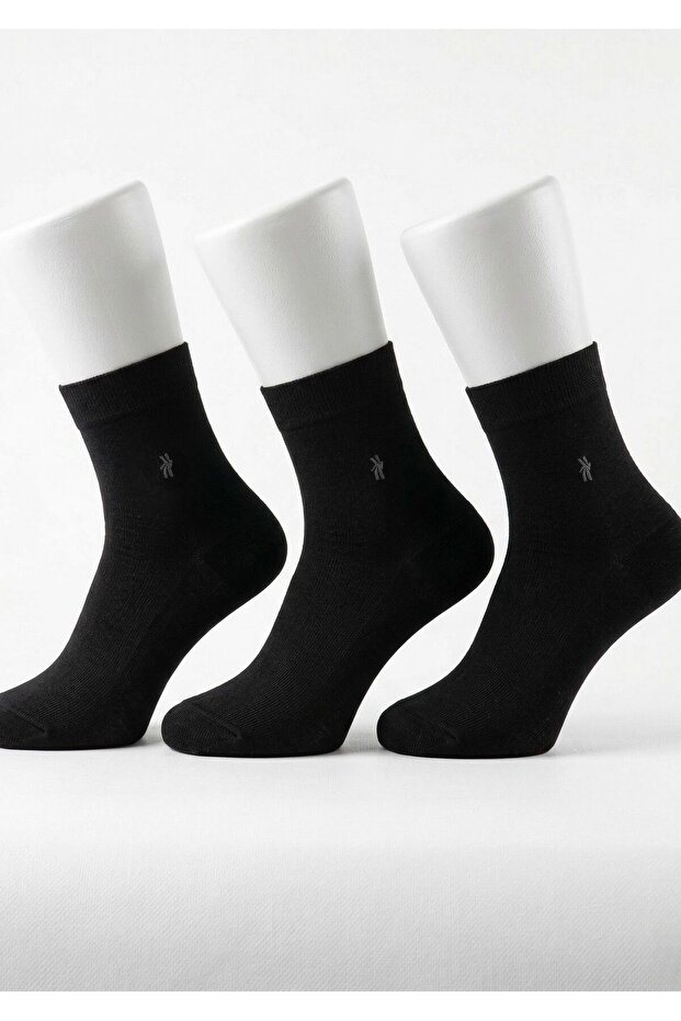 Men's Premium Bamboo Half-Toe Socks Set of 3 – 80% Real Bamboo Yarn, Seamless, Breathable