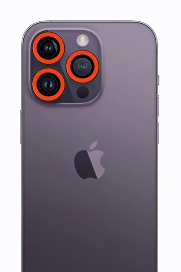 ®   iPhone 12 Pro Neon Highlighter Camera Lens - Orange