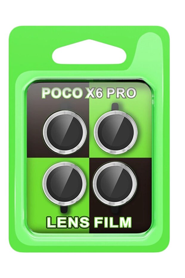 ® Poco X6 Pro Raze Metal Camera Lens - Silver