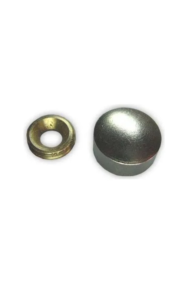 Screw Cap 15 Mm, Copper - 100 Pieces