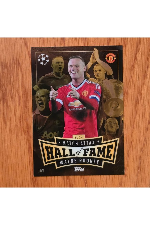 Wayne Rooney Hall of Fame Playing Card Hof1