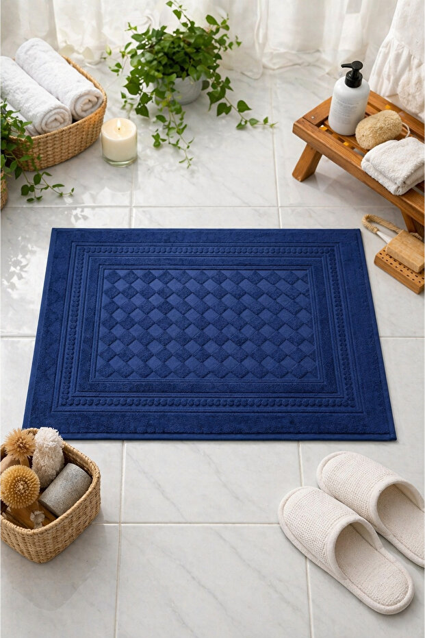 Luxury Foot Towel with Pyramid Pattern | 50X70 cm | 100% Cotton | Ultra Soft Texture | High Absorbency | Durable and Stylish