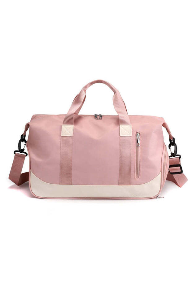 Gym & Travel Duffel Bag with Shoe Compartment,Lightweight,Water resistant and Spacious Weekender Bag