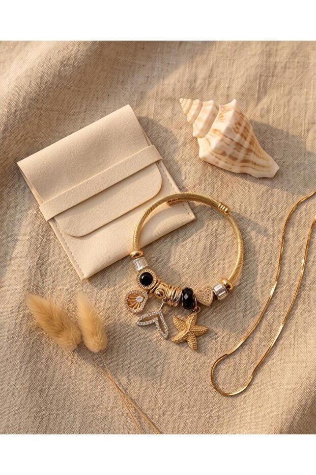 Charm Stylish Steel Clamp Bracelet