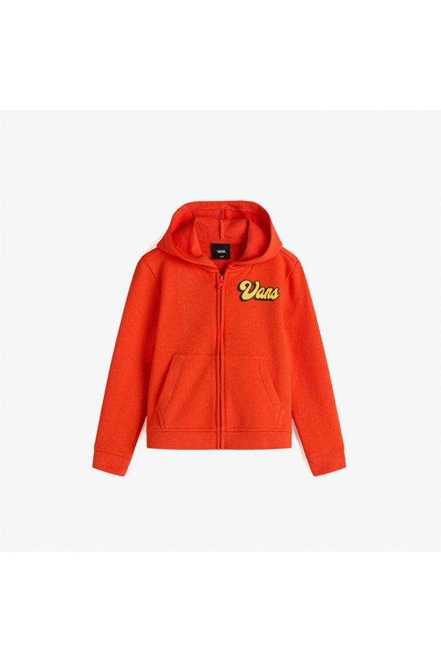 Pushin Daisy Hoodie Kids Orange Sweatshirt