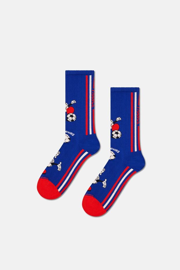 - Navy Blue France World Cup Sneaker Socks
