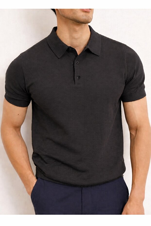 Polo Collar Men's Tshirt Panama Tshirt Tshirt %100 Cotton