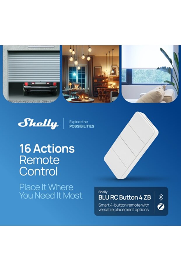 Smart BLU RC Button 4 ZB - 5