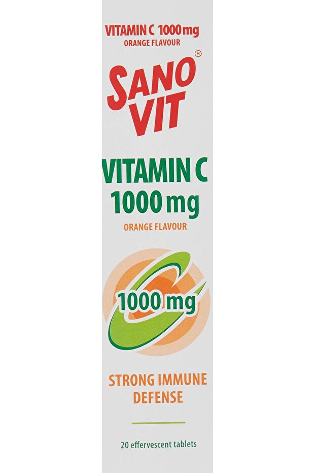 VIT C 1000 MG ORANGE FLAVOUR 20 EFFERVESCENT TAB