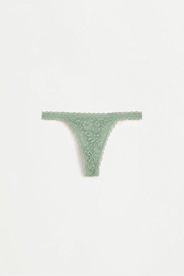 Dantel tanga (3'lü Pack) - 7