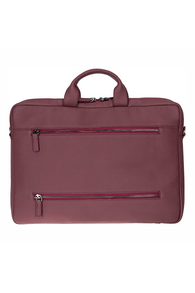 Truro Genuine Leather Laptop Bag 16", Travel Compatible Briefcase
