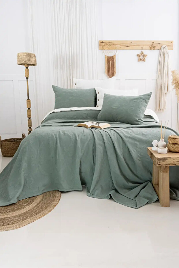 Bedspread Double Size Julia Green