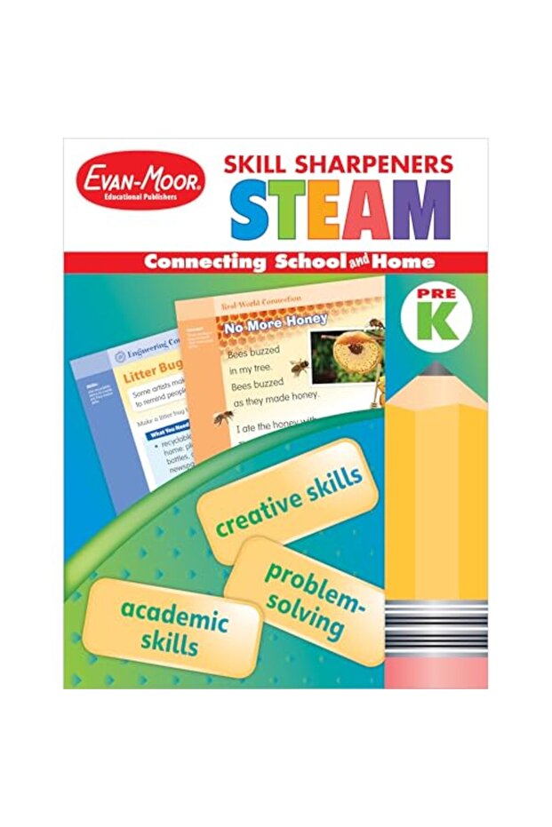 Skill Sharpeners: Steam, Prek Workbook