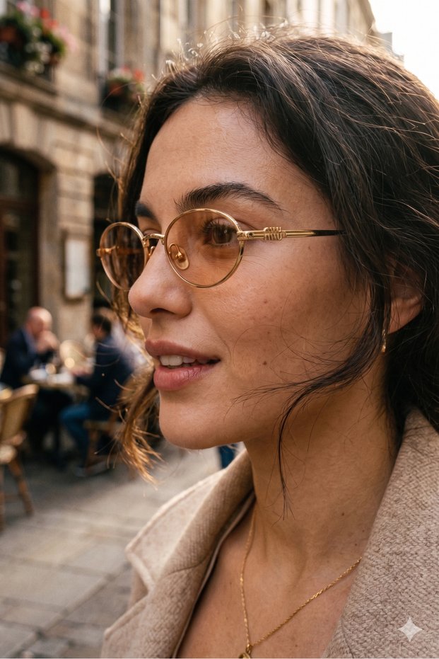 Oval Cow Print Modern Stylish New Season Sunglasses Unisex Model Glasses