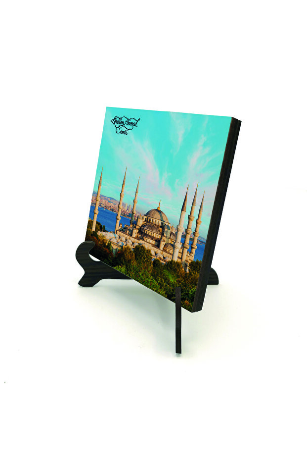 طاولة مكتبية من MDF مطبوعة بتصميم مسجد السلطان أحمد 10x10 1G-SAC6