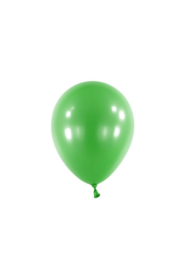 Metallic Festive Green Latex Balloons 5in,100pcs, Party Decoration Balloons