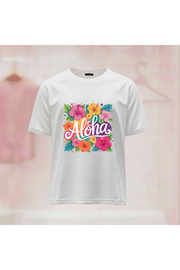 Printed Crew Neck Wide Fit Unisex Tshirt