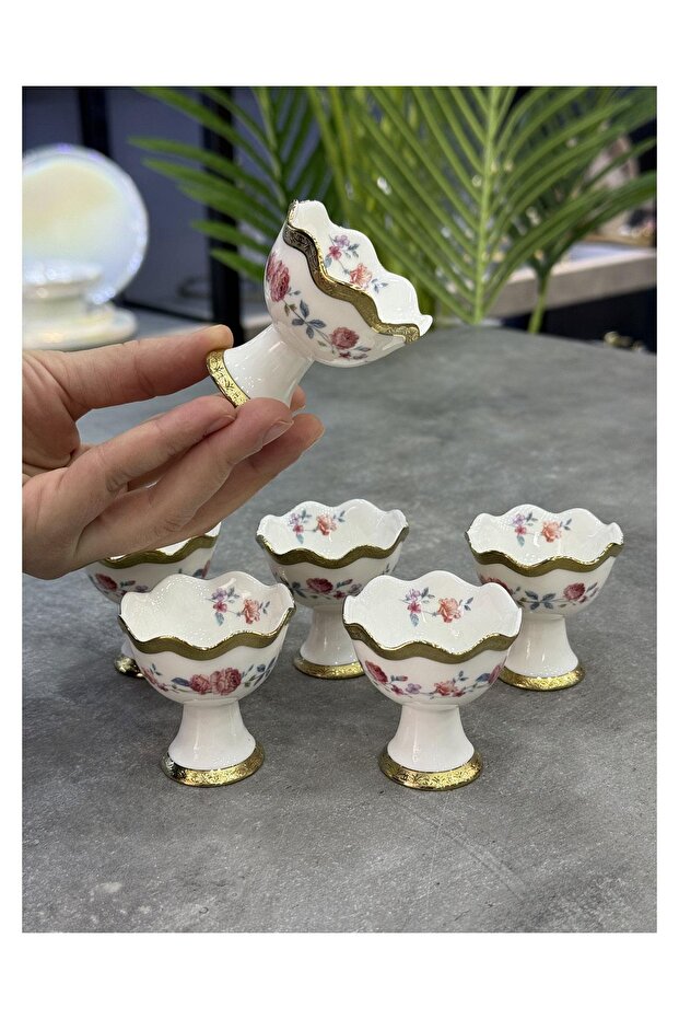 Luxury Bone China 6-Piece Mini Serving Bowl