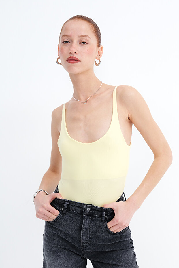Adjustable Strap Bodysuit Z2011 - 5