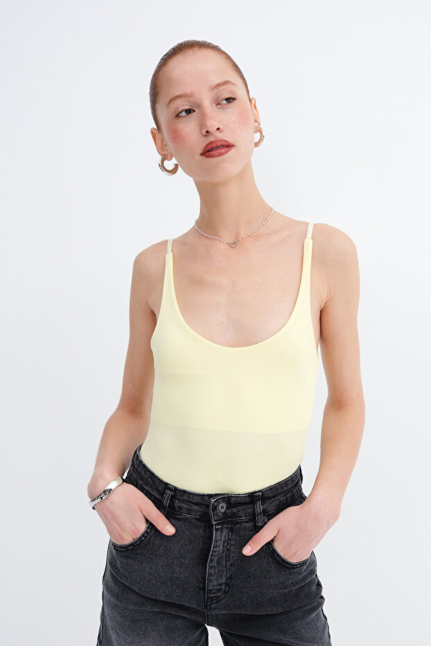Adjustable Strap Bodysuit Z2011 - 4