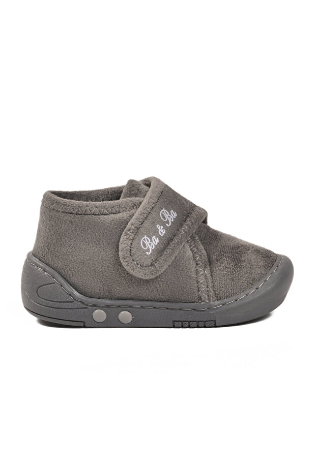 Gray Suede Children's First Step Shoes 058989 B