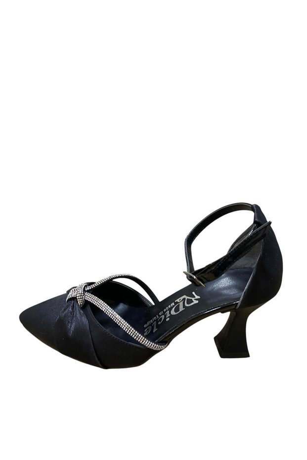 Women's Goblet Heeled Ankle Belted Stone Shoes