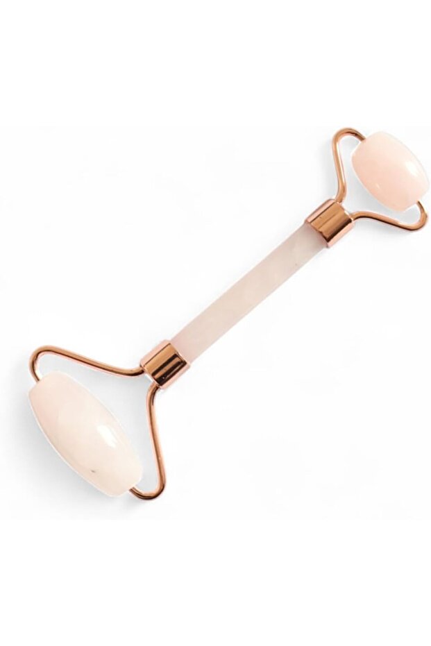 Rainbow Streak Heavyweight Rose Quartz Face Roller