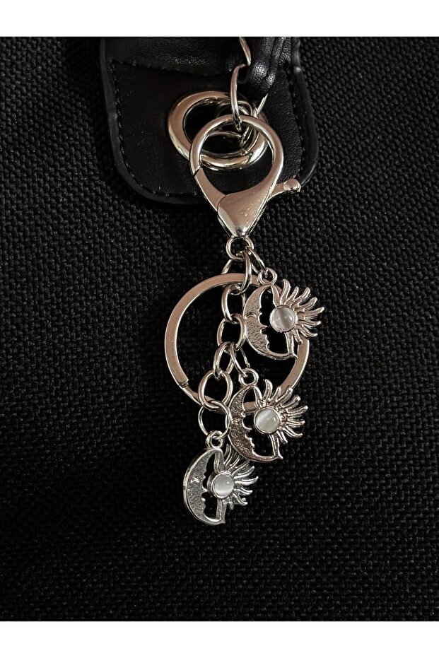 Moon Sun Figured Bag Charm& Keychain