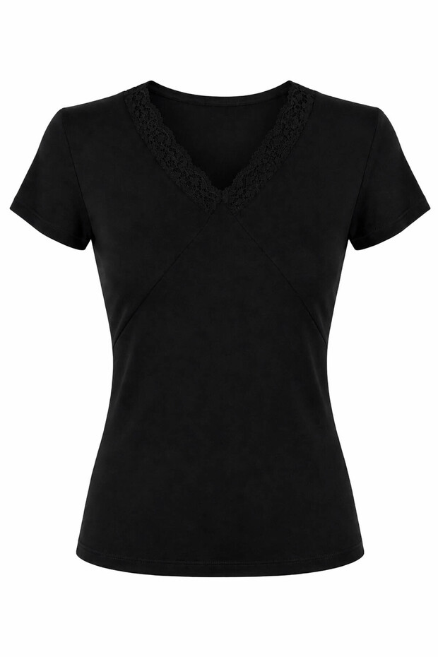 Basic Black Women's Blouse 10717