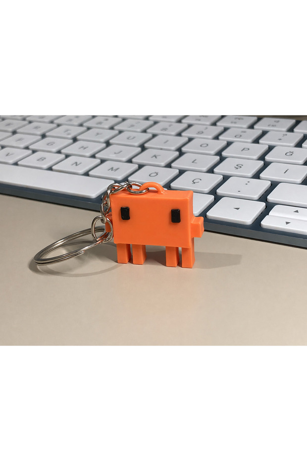 Claude Ai Assistant Mascot Keychain Cute Minimal Bag and Key Ornament