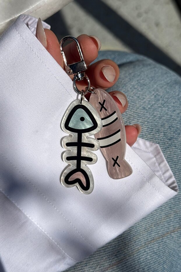 Fish model keychain set - 1