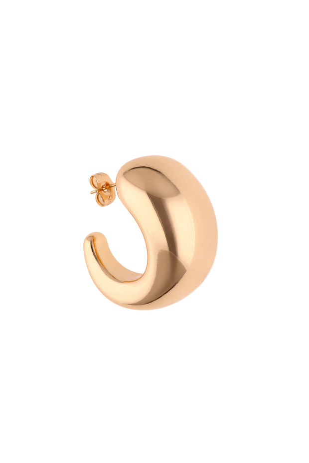 C Hoop Earrings - 2