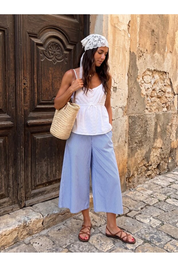 Blue Trousers - 1
