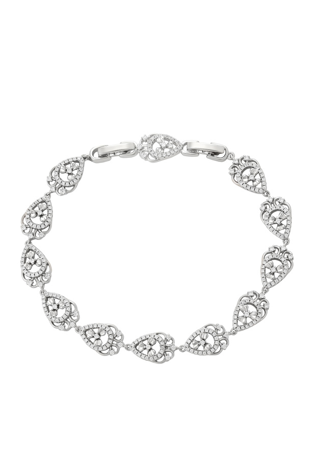 Crystal-Studded Bracelet - 1