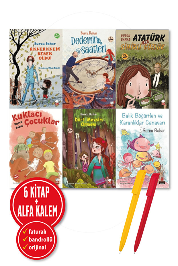 Alfa Kalem</DNTCTMS>+ Ataturk+ Dört Mevsim</DNTCTMS>+ My Grandfather's Clocks+ Balık Böğürtlen</DNTCTMS>+ Puppet Boy (Spring Sign)6 Books