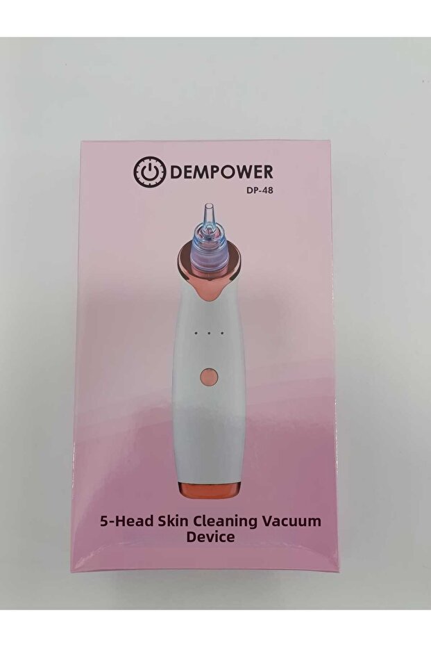 5 Headed Skin Cleansing Vacuum Tool Gold Detailed Multifunctional Cleanin