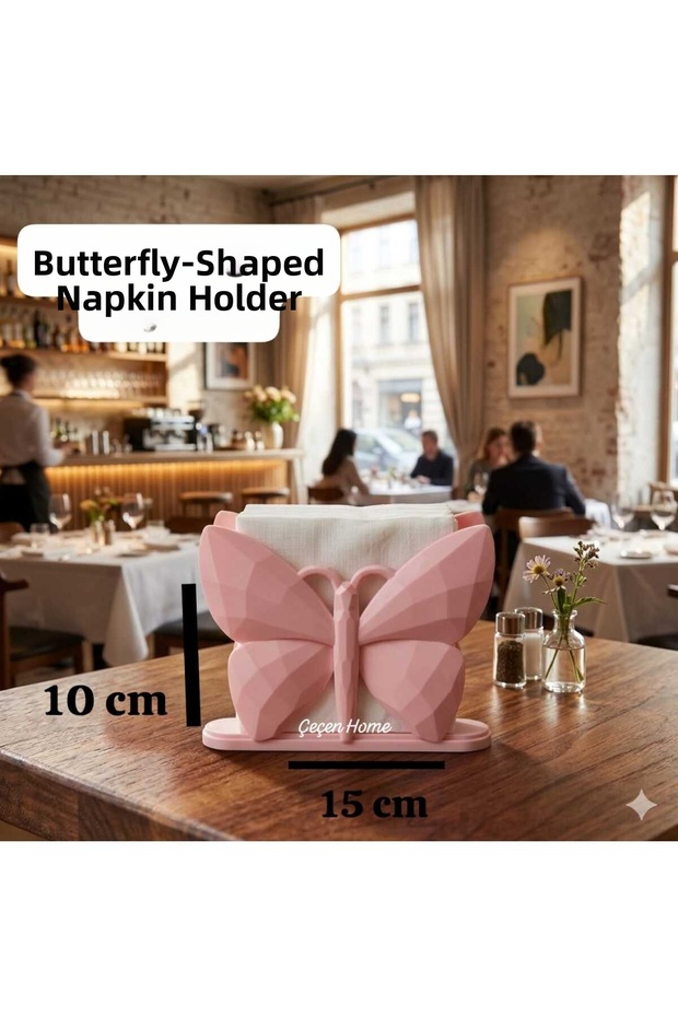 (1 Piece) Figured Napkin Holder, Decorative Napkin Holder, Tabletop Plastic Napkin Holder, Napkin Holder-10X15Cm