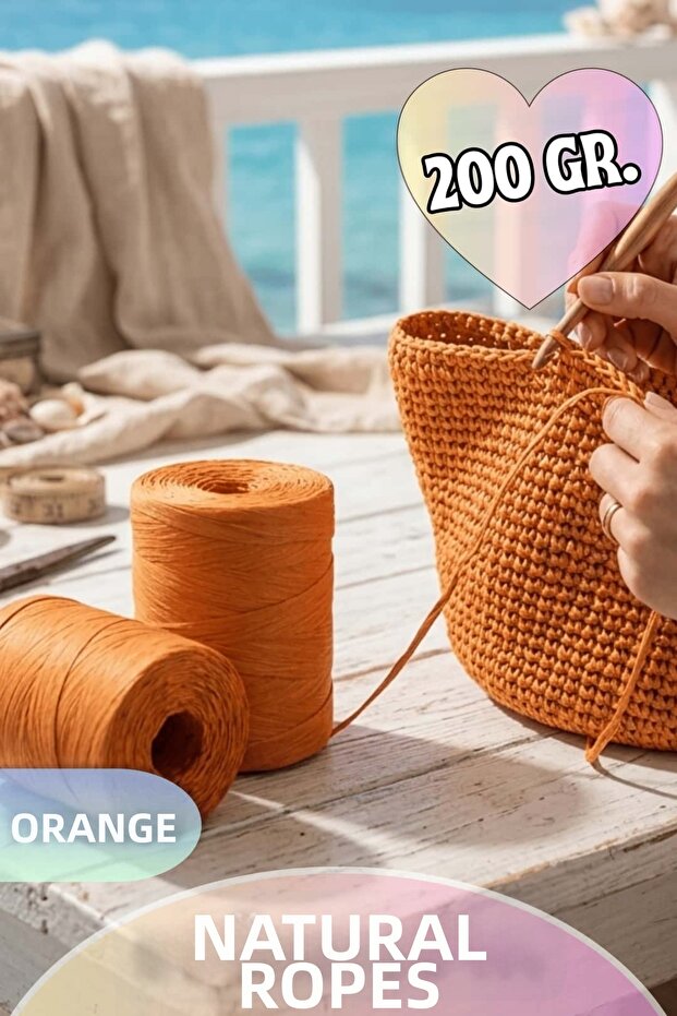 Imported Natural Raffia (Soft Yarn Feature)